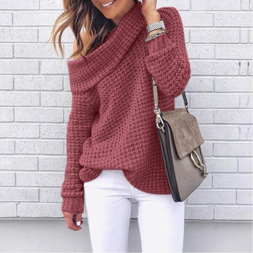 Women's sweater long sleeves loose