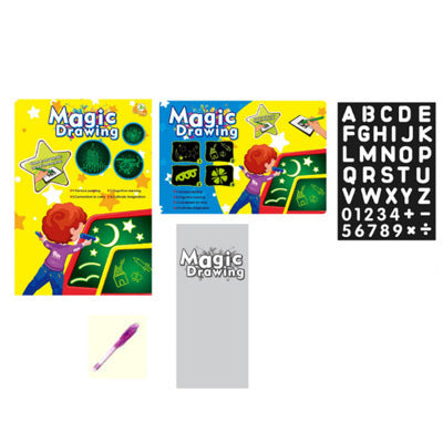 3D Magic Drawing Pad for Kids with 8 Light Effects | Reusable Educational Toy & Puzzle Board