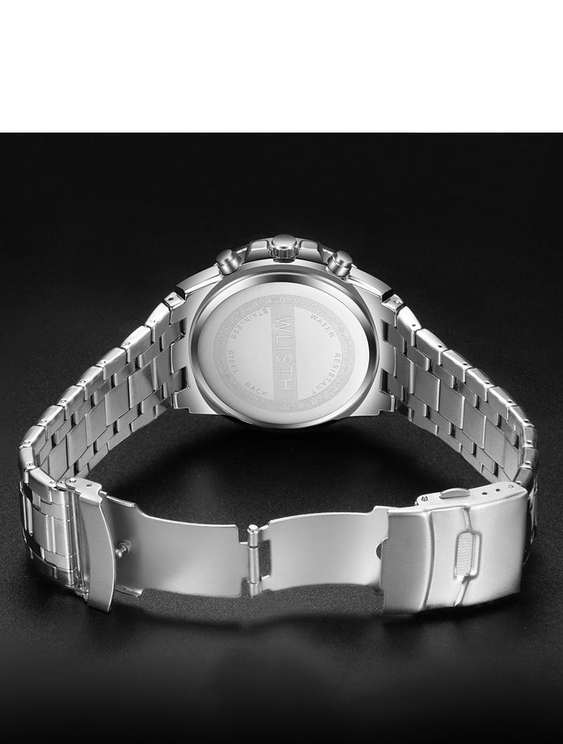 Men’s Quartz Sports Watch – Waterproof Luxury Wristwatch for Everyday Style