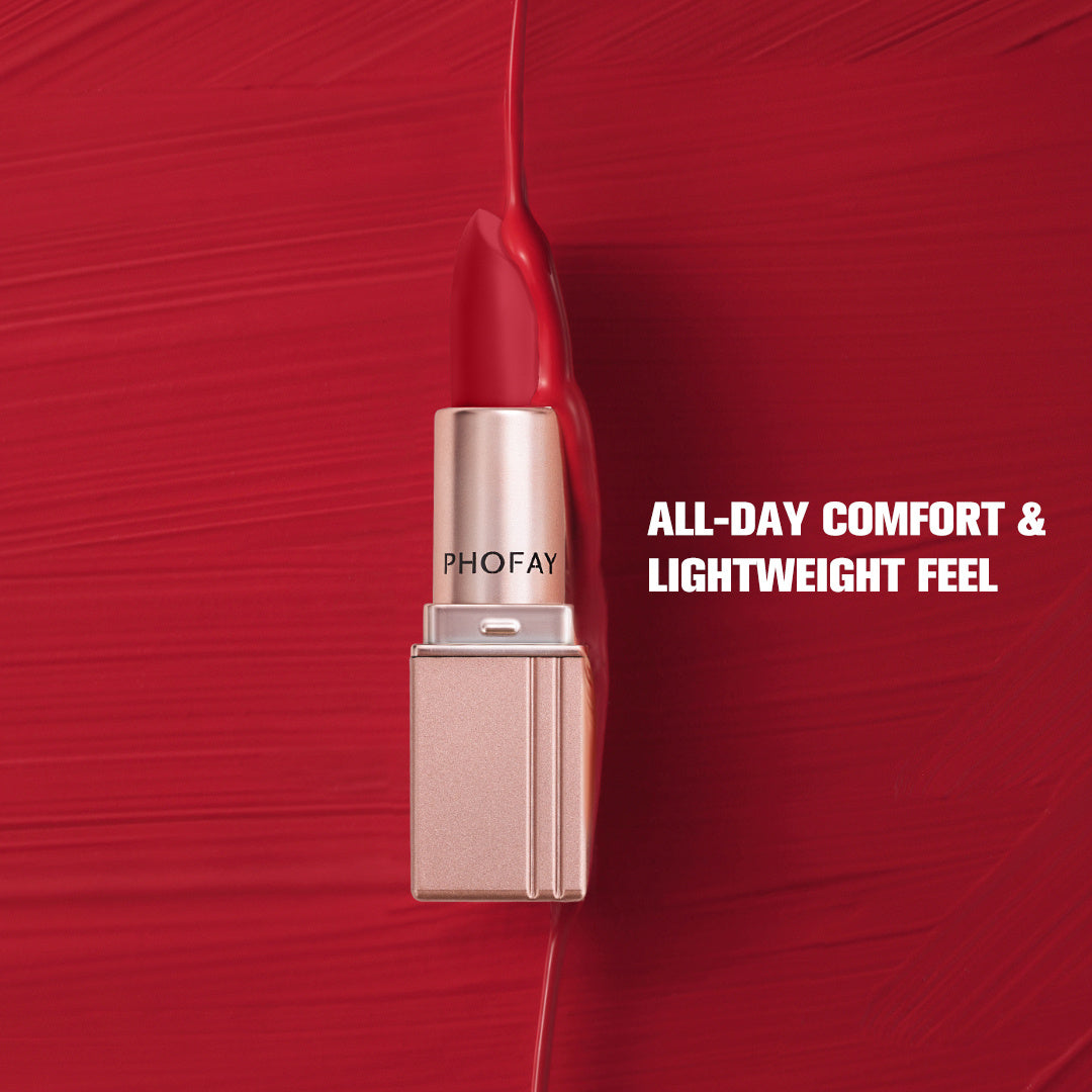 Waterproof Matte Lipstick – Long-Lasting, Highly Pigmented Velvet Finish Lip Color