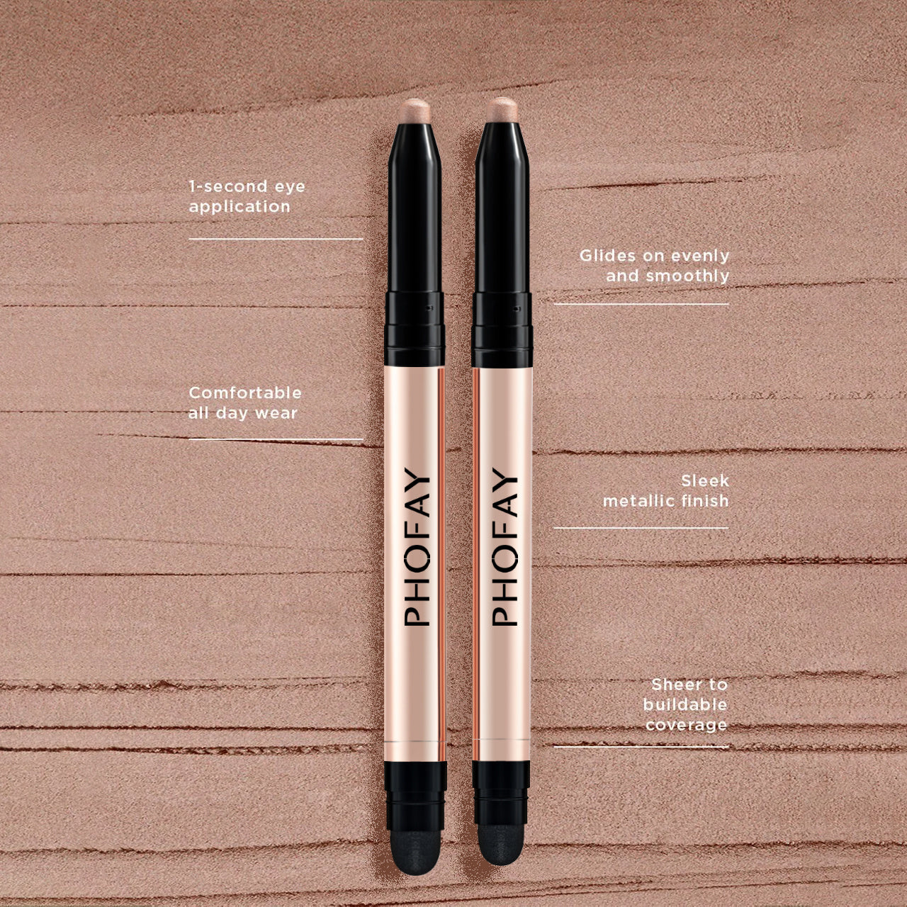 Eyeshadow Stick – Long-Lasting Cream Eyeshadow for Smooth, Shimmer Finish