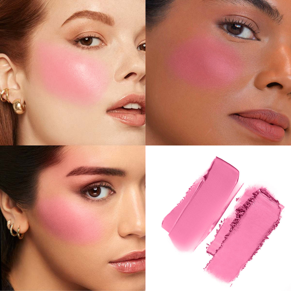 Double-Take Cream & Powder Blush Duo – Long-Lasting Natural Glow for Cheeks