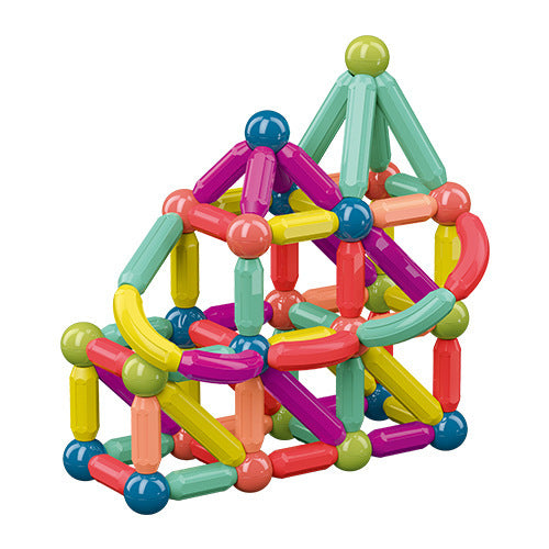 Magnetic Building Blocks for Kids | STEM Educational Toys with Sticks & Balls for Creative Play
