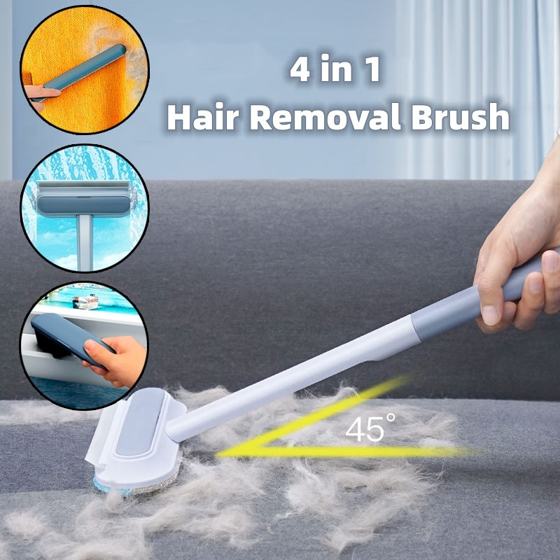4 In 1 Multifunctional Hair Removal Brush | Pet Dog Cat Hair Cleaner Brush | Cat Hair Remover Window Screen Cleaning Tool Gadgets