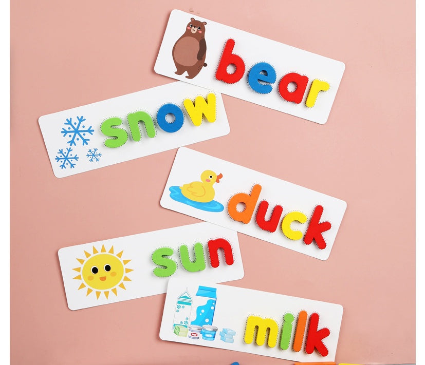 Alphabet recognition word spelling toys