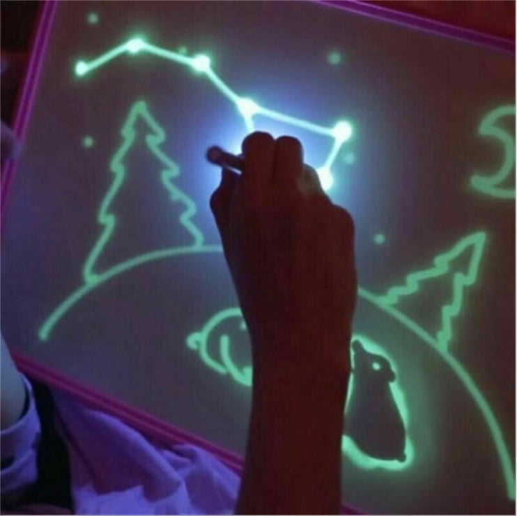3D Magic Drawing Pad for Kids with 8 Light Effects | Reusable Educational Toy & Puzzle Board
