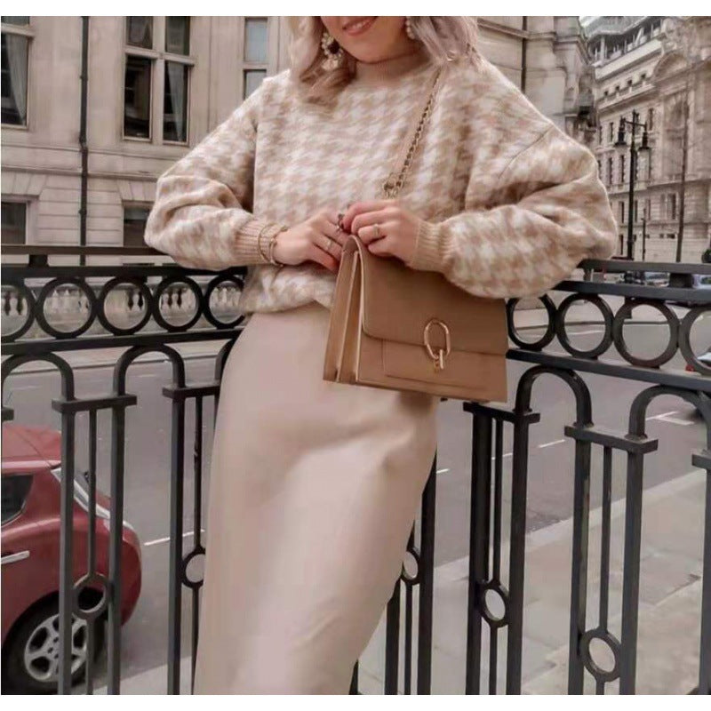 Turtleneck Loose Sweater Women's Knitwear