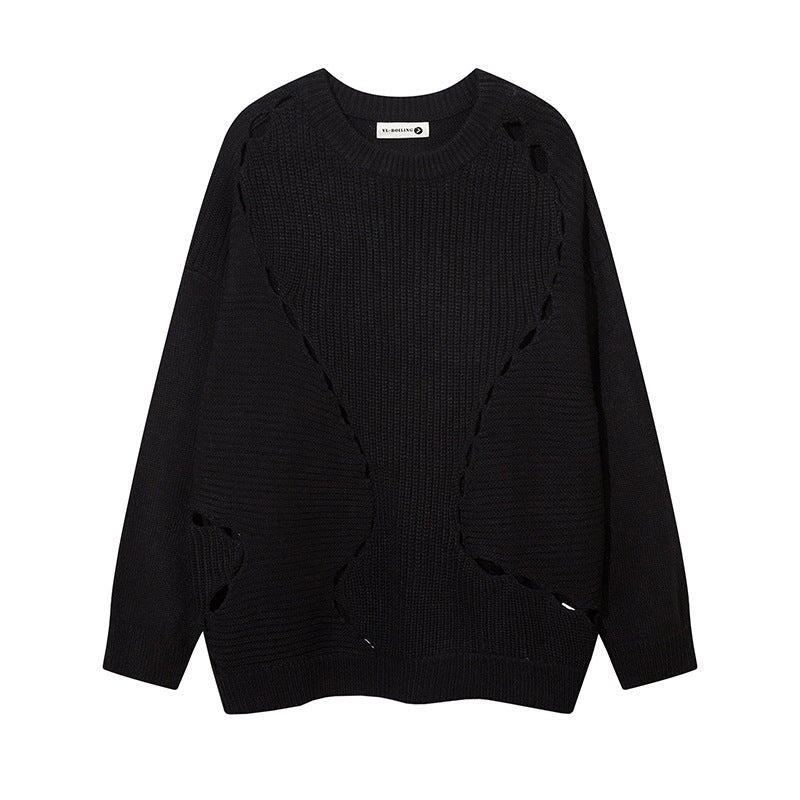 Loose Cotton Knitwear Men's Pullover Sweater
