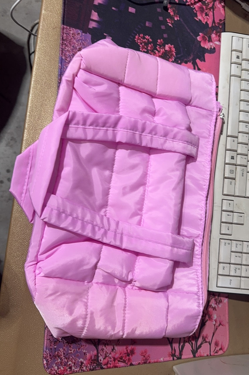 Women's Cotton Handbag Large Zipper Travel Essential