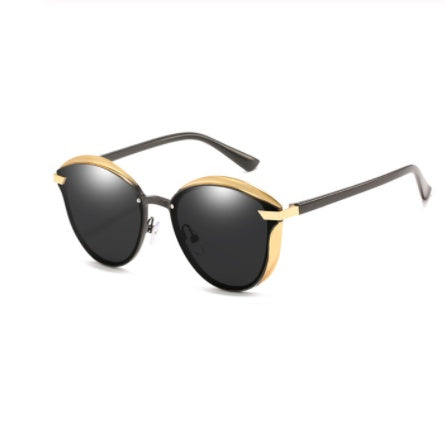 Metal polarized casual glasses