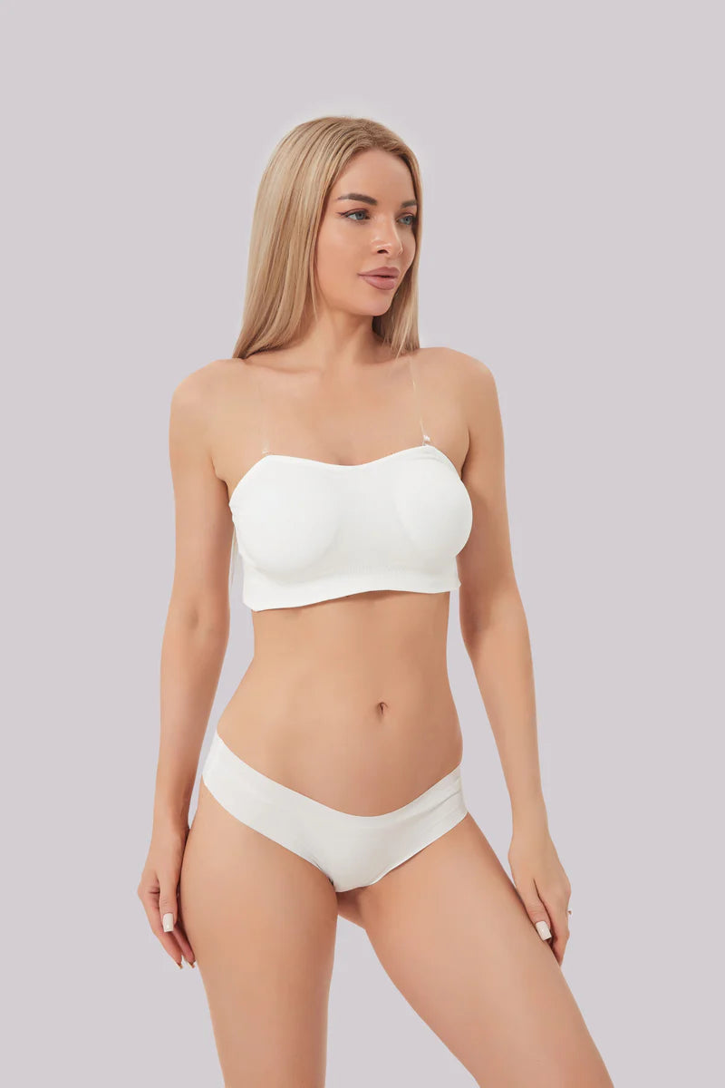 LOBBAY® - Strapless Bandeau Bra (Pack of 3)