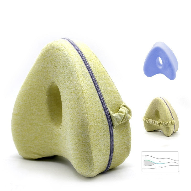 Leg Pillow – Heart-Shaped Memory Foam Contour Pillow for Side Sleepers, Hip, and Knee Support