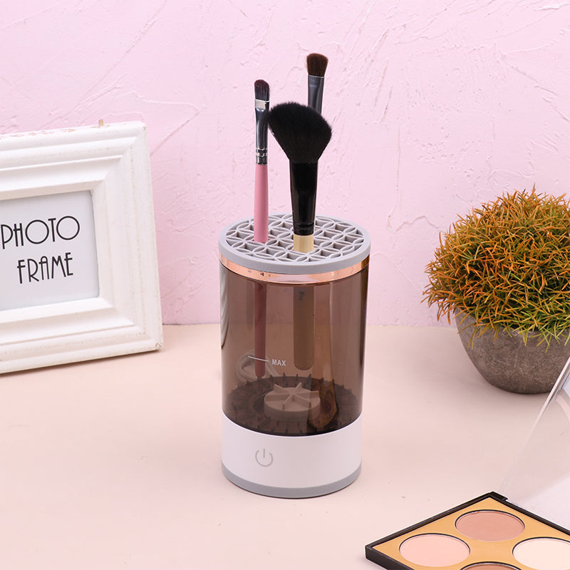 Women Eye Shadow Brush Cleaning Tool | Portable Electric Makeup Brush Cleaner Machine With USB Charging Automatic Cosmetic Brush