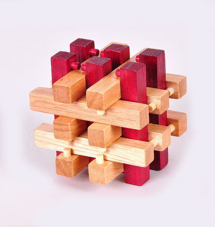 Wooden Educational Toys Burr Puzzle