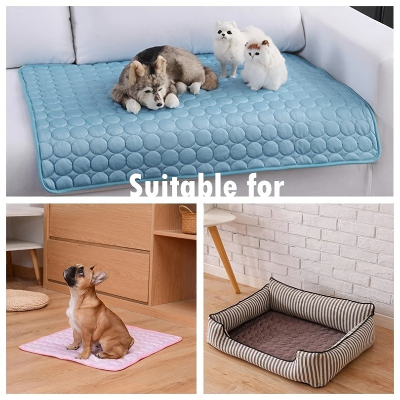 Dog Cooling Mat | Summer Pets Cold Bed | Extra Large For Small Big Dogs Pet Accessories Cat Durable Blanket Sofa Cat Ice Pad Blanket Pet Products