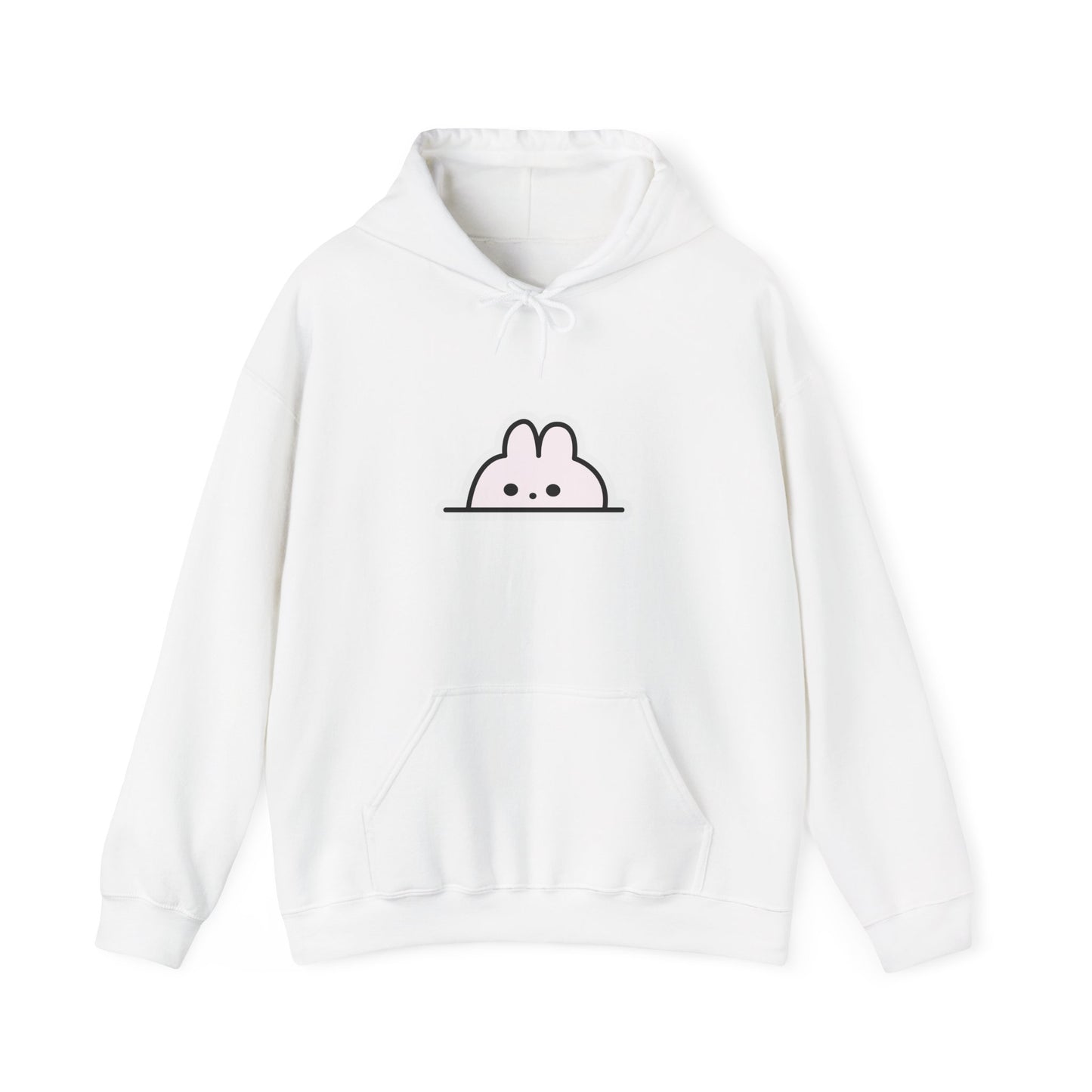 Cute Bunny Hoodie, Hooded Sweatshirt, Unisex Heavy Blend Sweatshirt, Cozy Gift for Animal Lovers