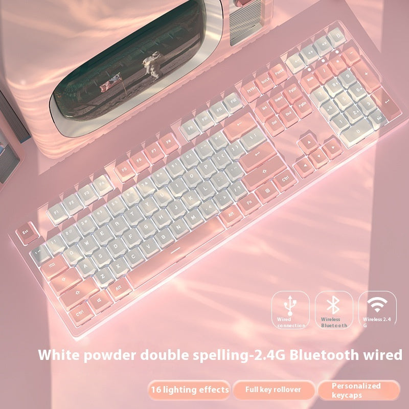Office Game Wireless Bluetooth Three-model Mechanical Keyboard
