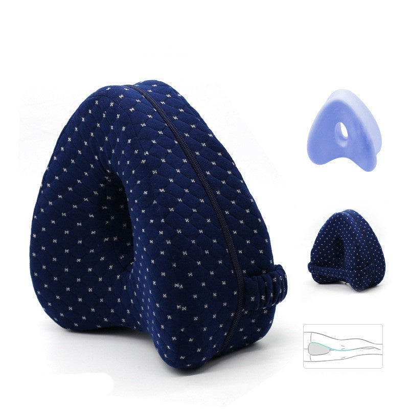 Leg Pillow – Heart-Shaped Memory Foam Contour Pillow for Side Sleepers, Hip, and Knee Support