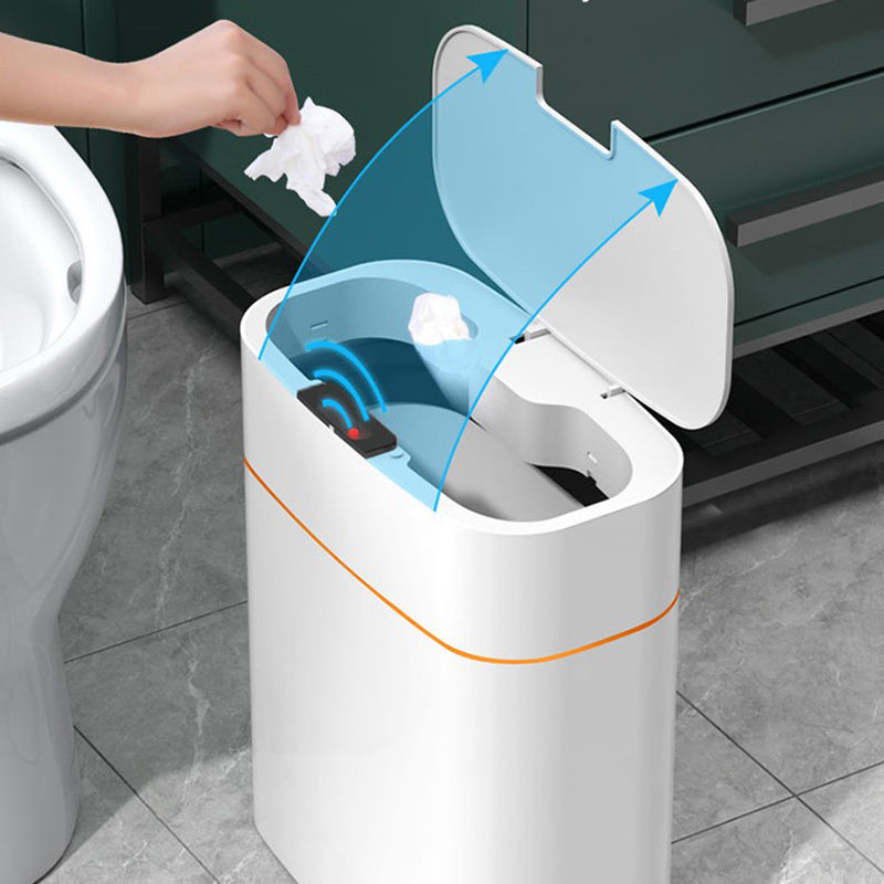 Smart Trash Can With Lid For Bedroom And Living Room Kitchen Storage Box Trash Can Induction Small Car Box Automatic Smart Dustbin Smart Trash Bin (V2)