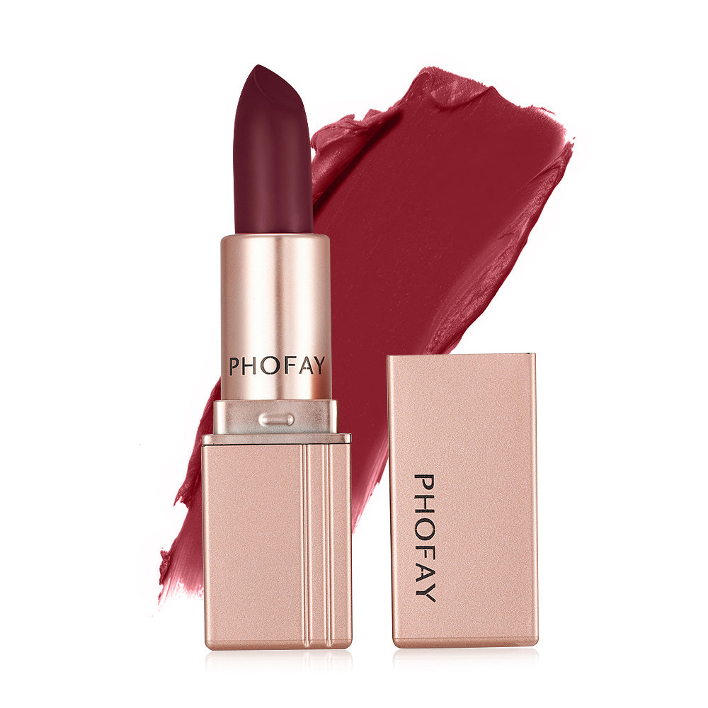 Waterproof Matte Lipstick – Long-Lasting, Highly Pigmented Velvet Finish Lip Color