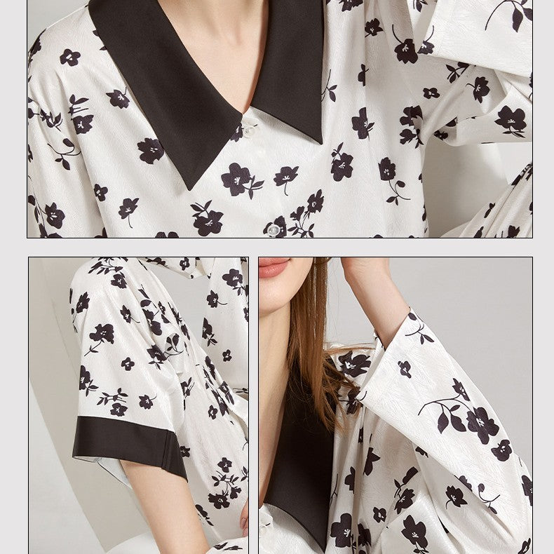 Summer Ice And Snow Silk Sleepwear Air Conditioning Room