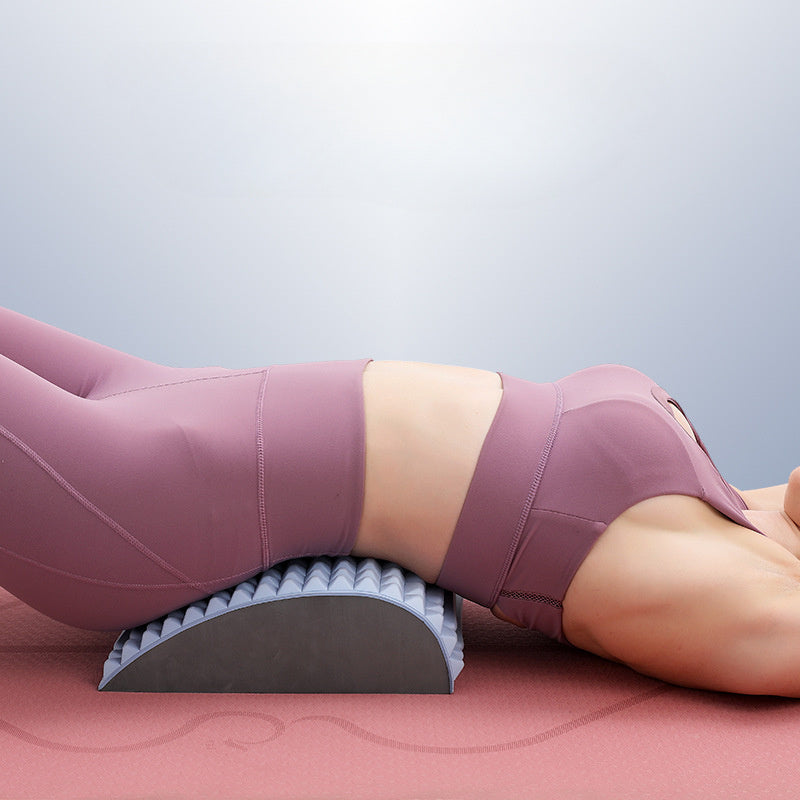 Back Stretcher Pillow Neck Lumbar | Support Massager For Neck, Waist, Back, Sciatica, and Herniated Disc Pain Relief Massage Relaxation