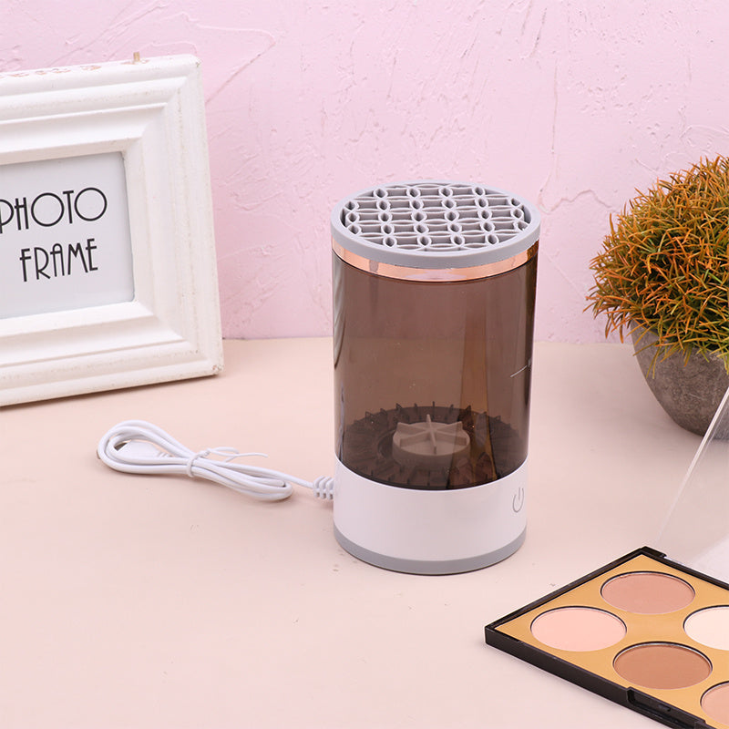 Women Eye Shadow Brush Cleaning Tool | Portable Electric Makeup Brush Cleaner Machine With USB Charging Automatic Cosmetic Brush