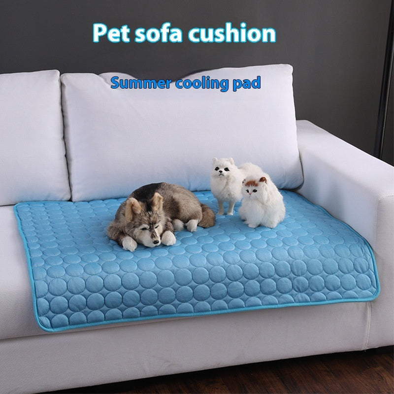 Dog Cooling Mat | Summer Pets Cold Bed | Extra Large For Small Big Dogs Pet Accessories Cat Durable Blanket Sofa Cat Ice Pad Blanket Pet Products