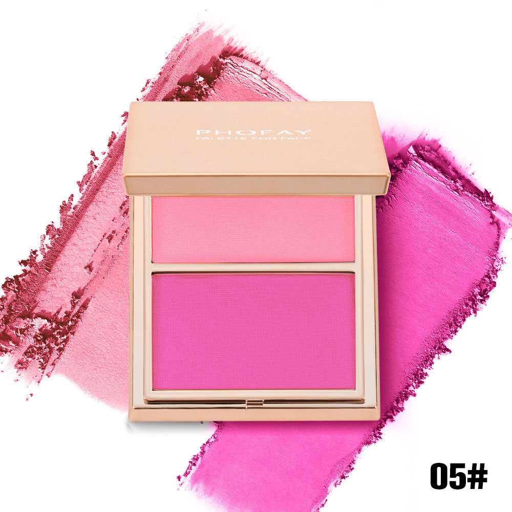 Double-Take Cream & Powder Blush Duo – Long-Lasting Natural Glow for Cheeks