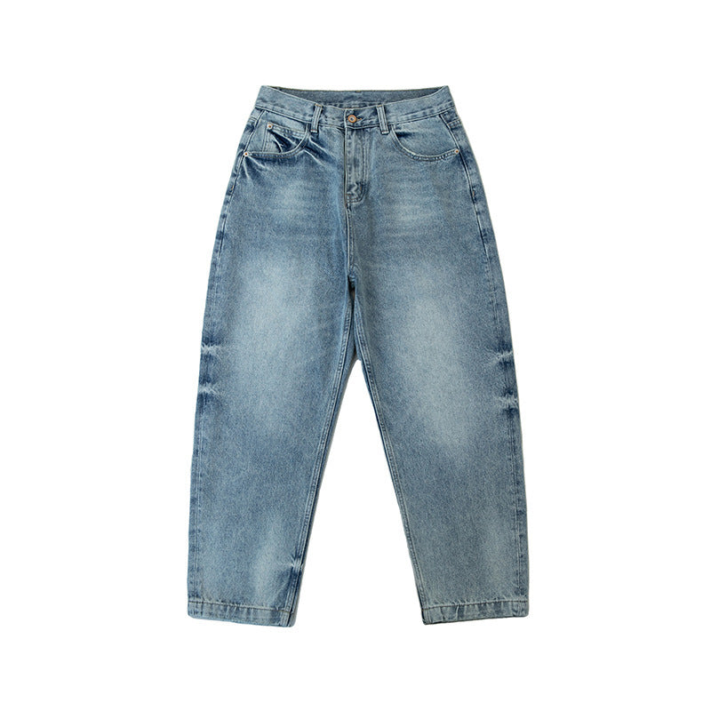 Fashion Retro Distressed Washed Jeans Men