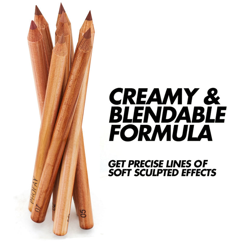 Waterproof Nude Lipliner Kit – Long-Lasting Matte Lip Pencil Set for Perfect Lips