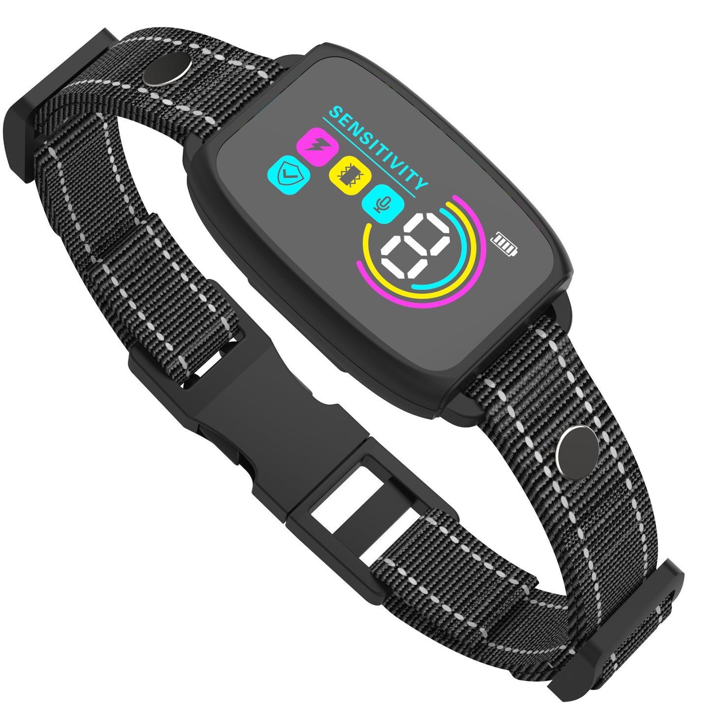 Smart Automatic Anti Barking Dog Collar | Rechargeable Bark Stopper Stop Barking HD Digital Display IP67 Waterproof Collar For Dogs Pet Products