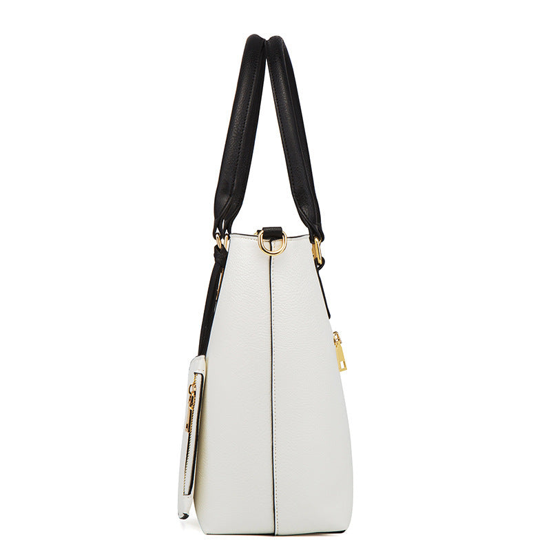 Color Blocked Cross Body One Shoulder Handbag