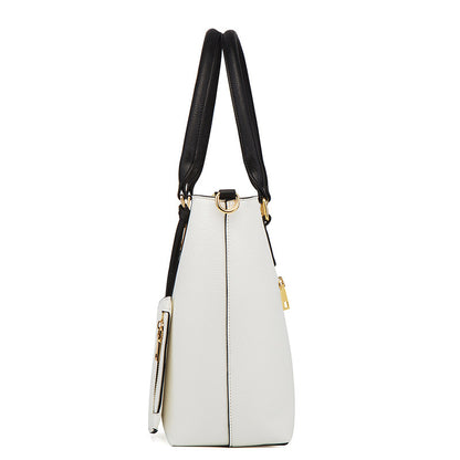 Color Blocked Cross Body One Shoulder Handbag
