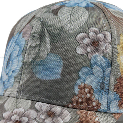 Fashion Women Floral Baseball Hat Caps Summer Spring Cotton
