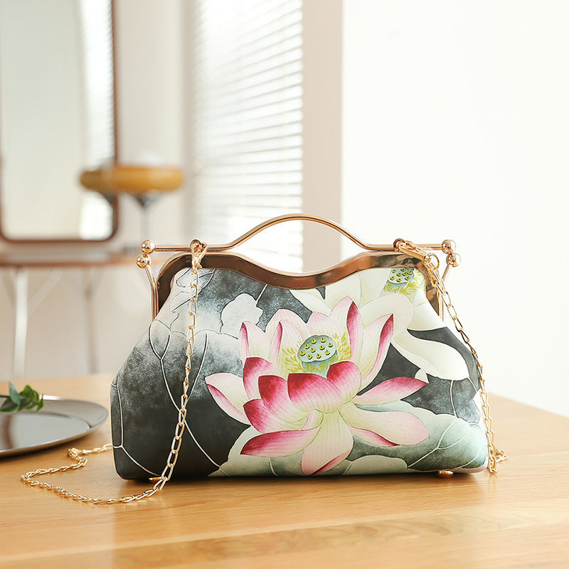 High-end Ethnic Style Tote Clutch Bag Women