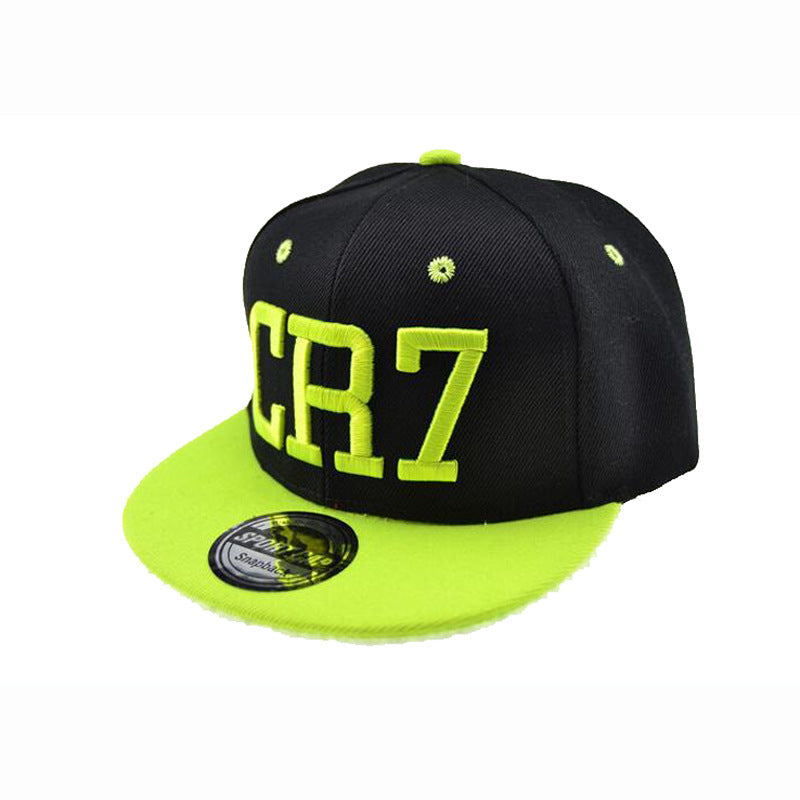 Children's CR7 Embroidered Baseball  Hip Hop Flat-brimmed