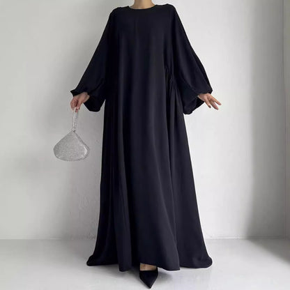 Middle East Muslim Women's Wear Plain Clothing Robe