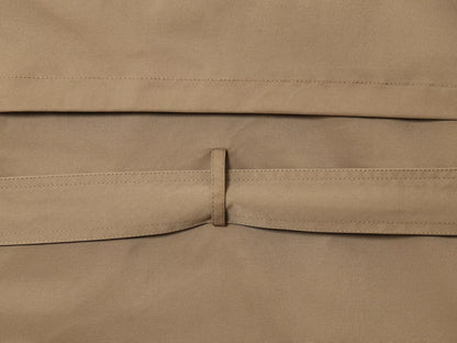 Women Double-breasted Niche Lace-up Trench Coat