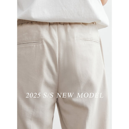 Straight Drooping Casual Pants Men's Loose Suit Pants