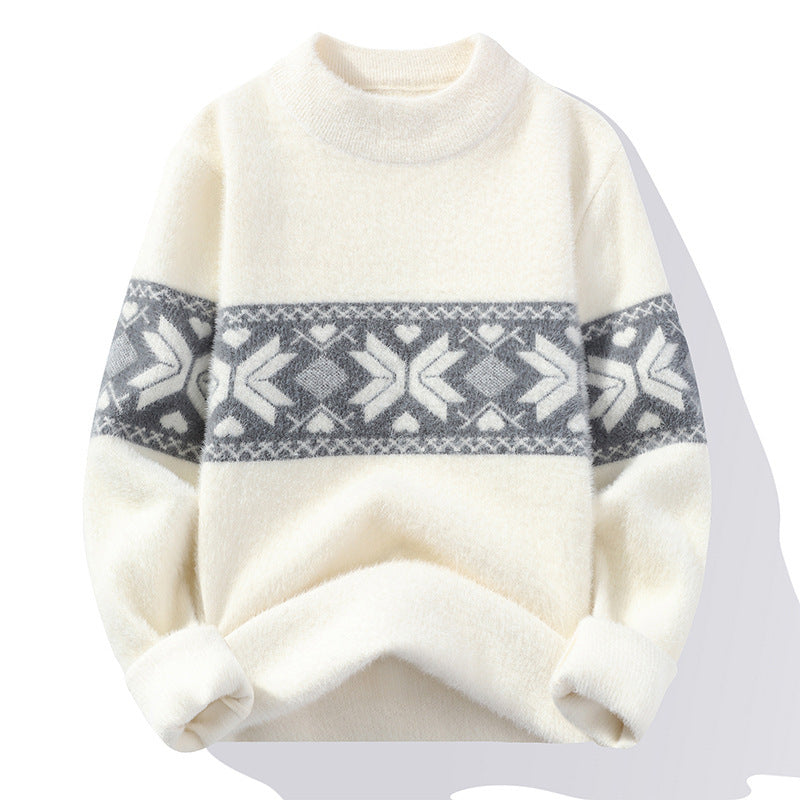 Half Turtleneck Knitwear Teen Fashion