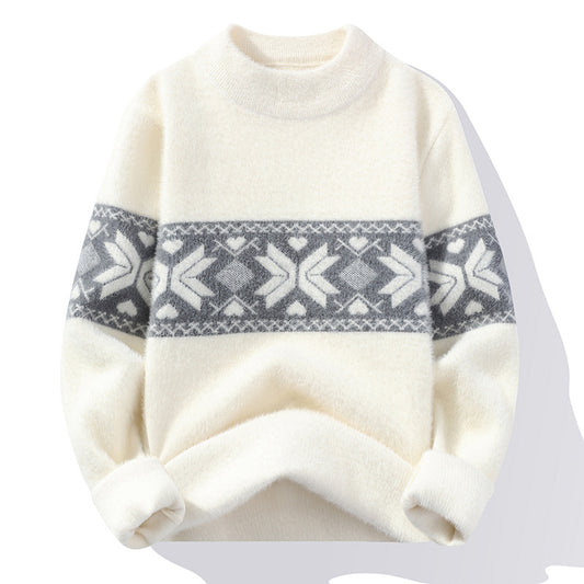 Half Turtleneck Knitwear Teen Fashion