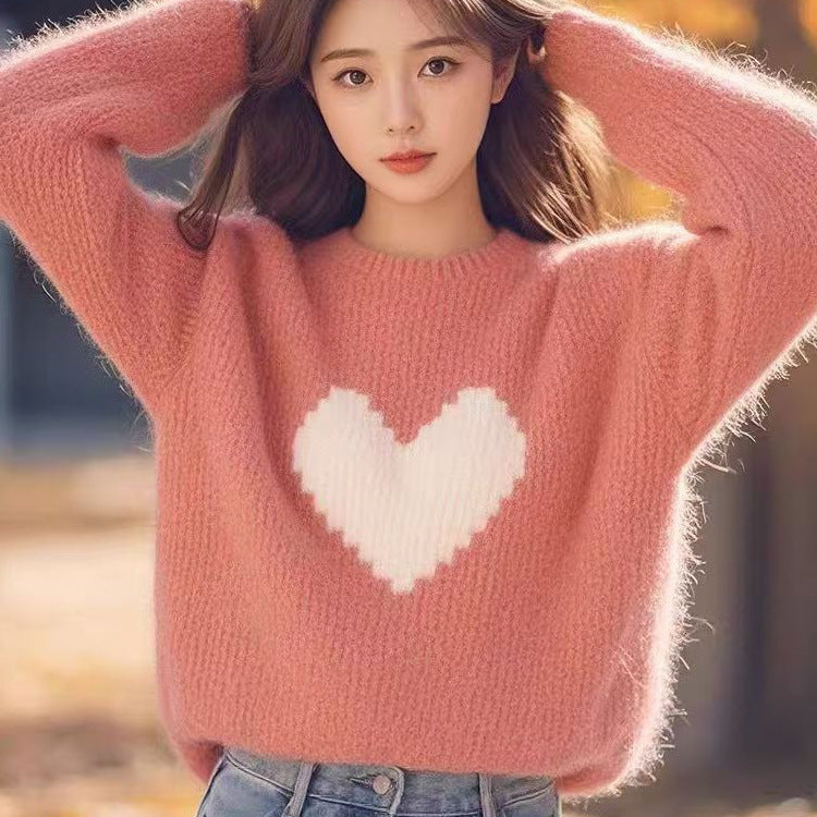 Thick Loose Long Sleeves Knitwear