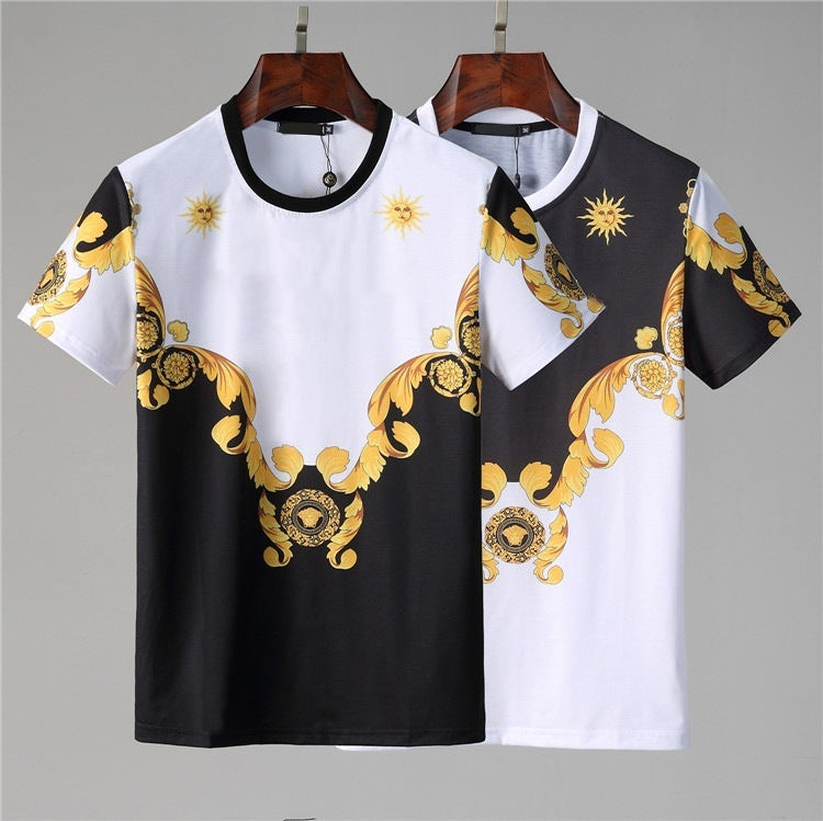 Men's Autumn And Winter T-shirts Men's Cotton Short Sleeves