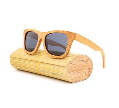 Sunglasses explosion multicolor bamboo glasses coated sunglasses