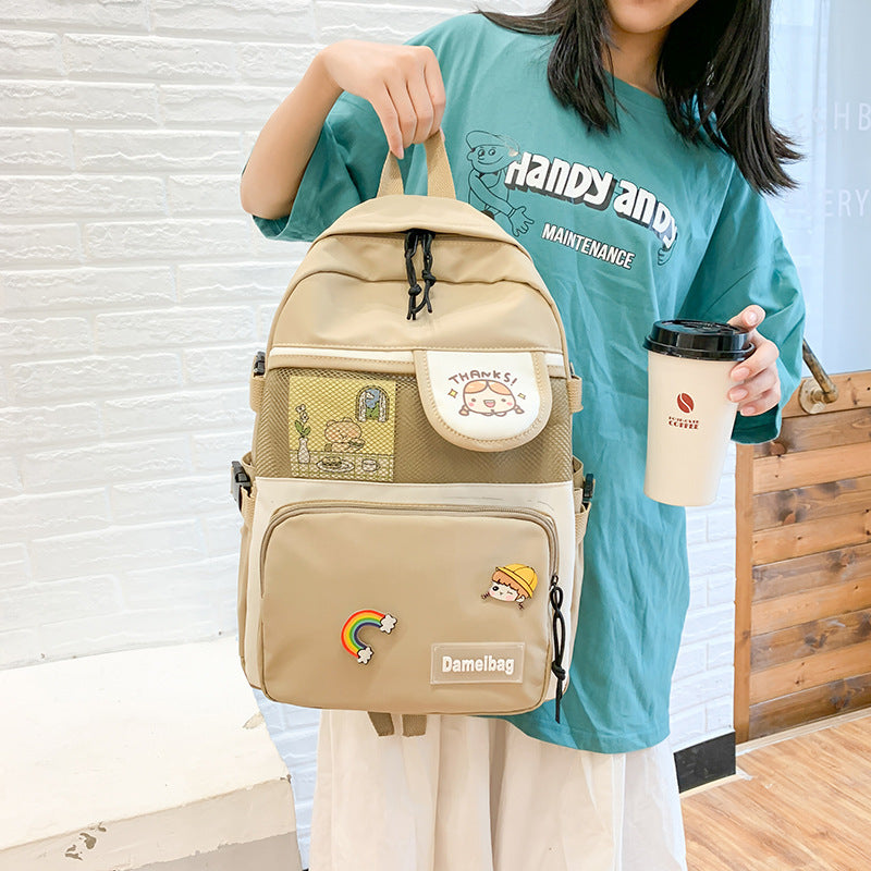 Forest schoolbag girl Korean Harajuku ulzzang