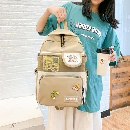 Forest schoolbag girl Korean Harajuku ulzzang