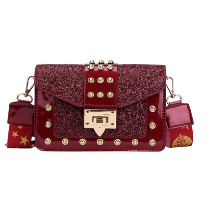 Women's Stylish Vintage Studded Handbag