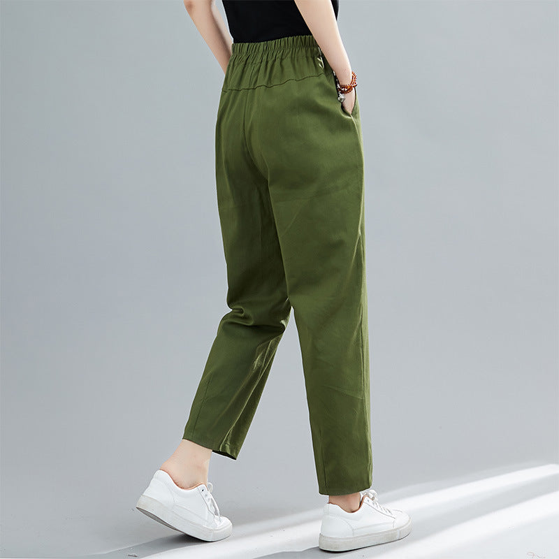 Korean casual pants carrot pants