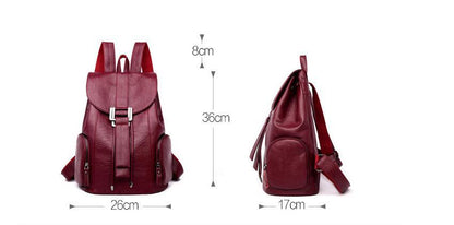 European and American ladies backpack